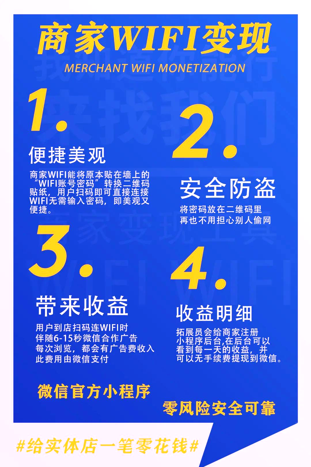 腾讯WiFi码，扫码连WiFi小程序，不用WiFi密码也能连接WiFi变现的好项目！  第4张